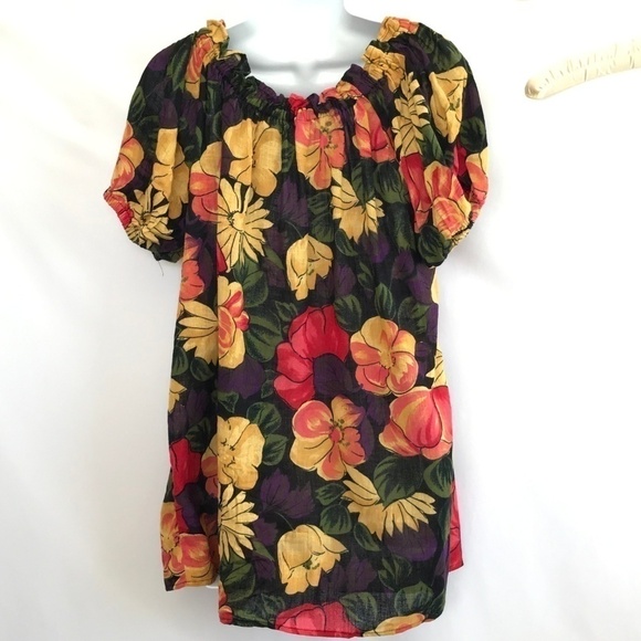 *4/$20* Gitano Multi Floral Blouse Top - Picture 2 of 7
